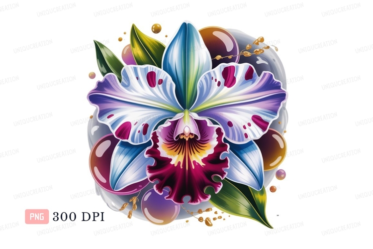 Orchid Clipart Image 3