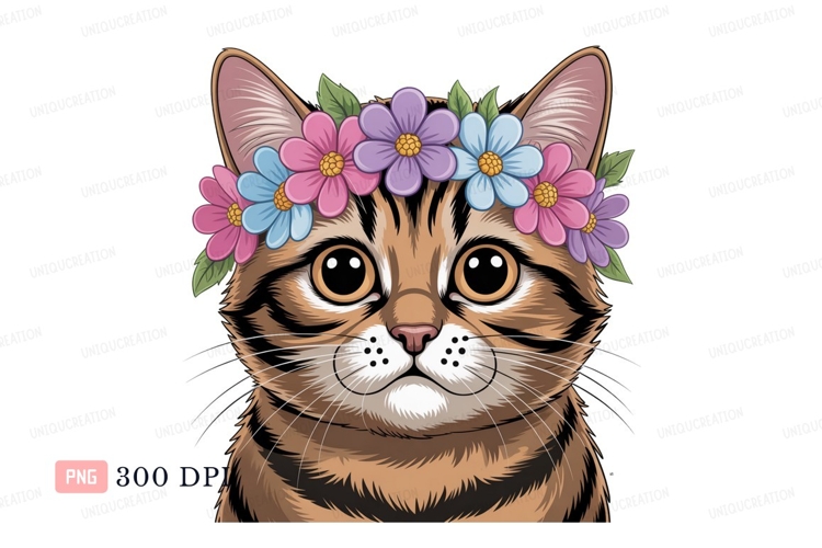 Purple Flower Clipart Image 6