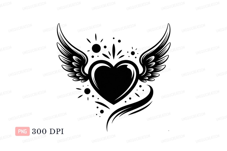 White Heart Clipart Image 5