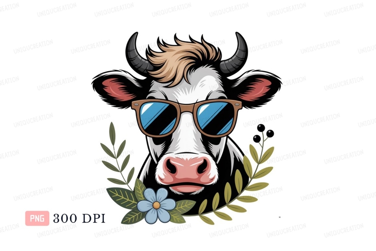 Cute Cartoon Cow Image 20