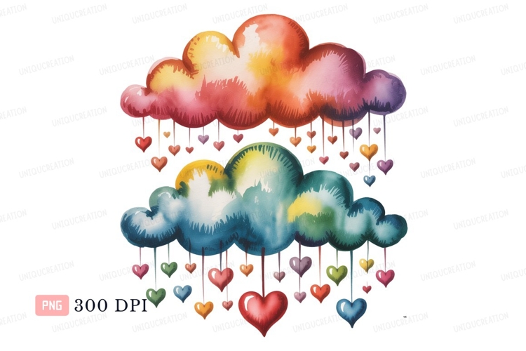 Raining Cloud Clipart Image 4