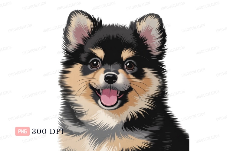 Pomeranian Clipart Image 24