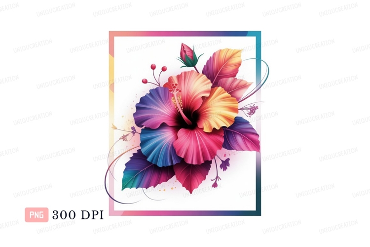 Hibiscus Flower Clipart Image 16