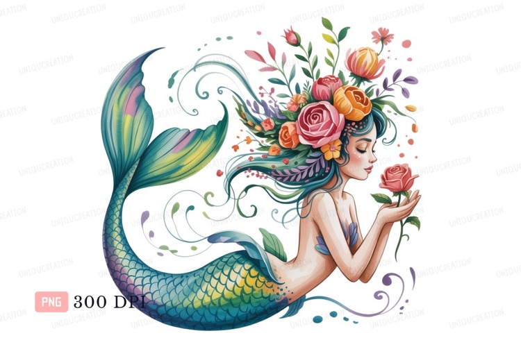 Mermaid Clipart Image 3