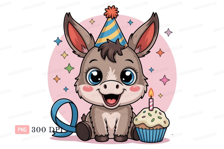 Birthday Cupcake Clipart Image 12