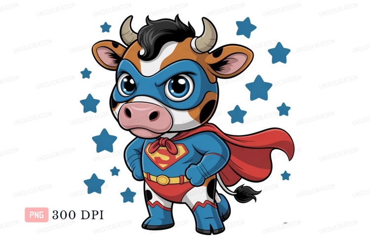 Super cow hero costume superhero cape