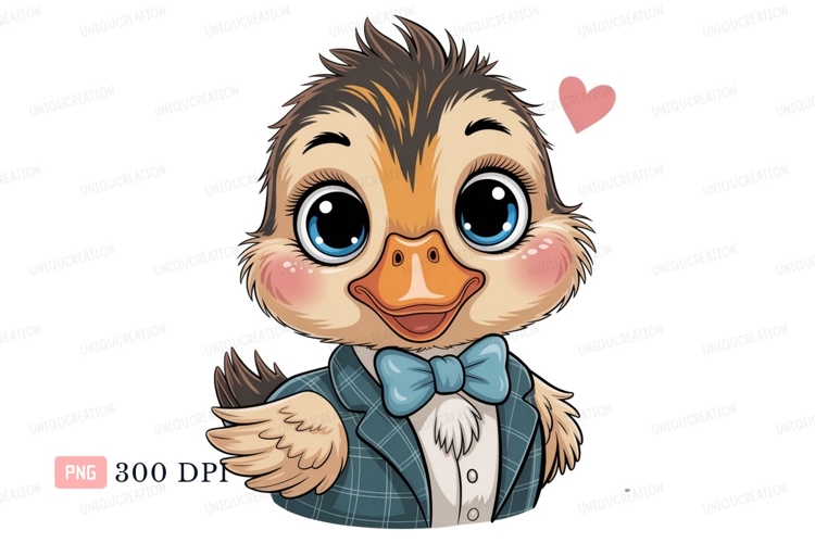 Cute Duckling Clipart Image 15