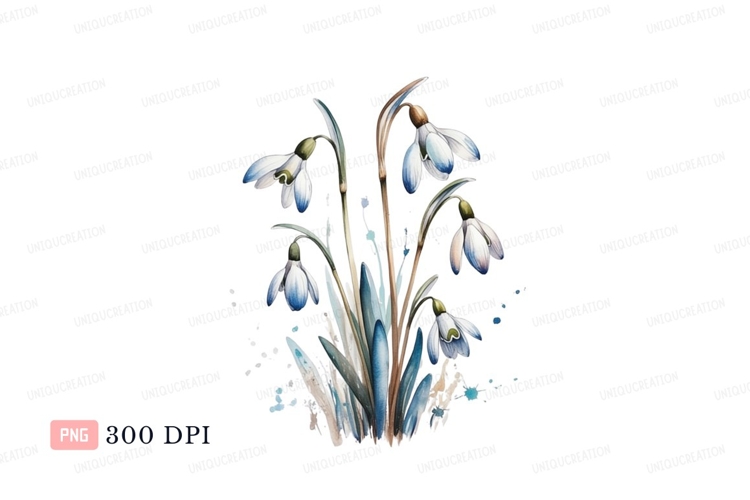 Blue Flowers Clipart Image 19
