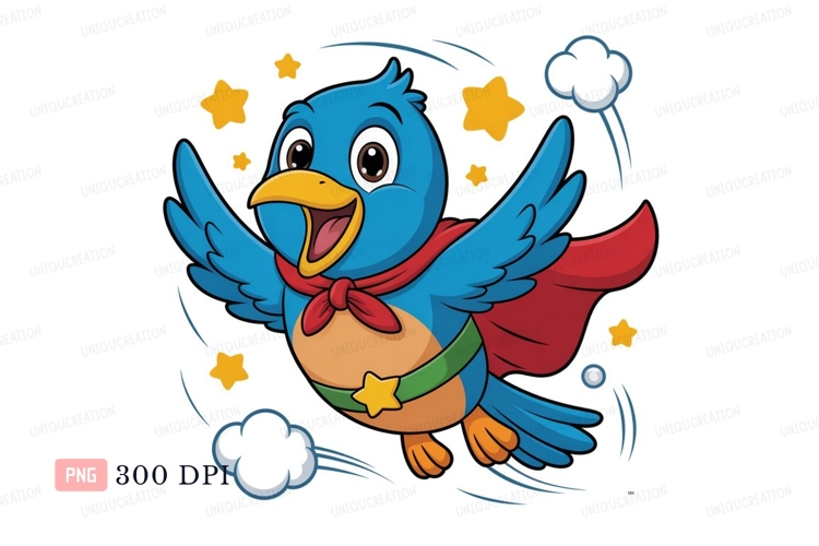Bird Flying Clipart Image 4