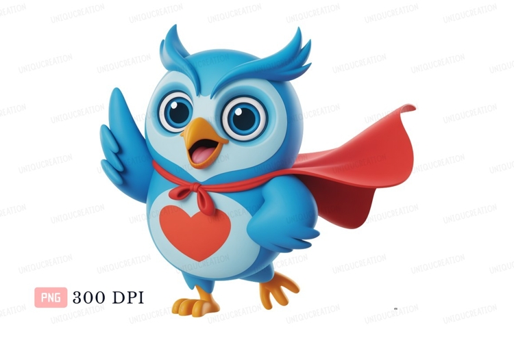 Blue Heart Clipart Image 4