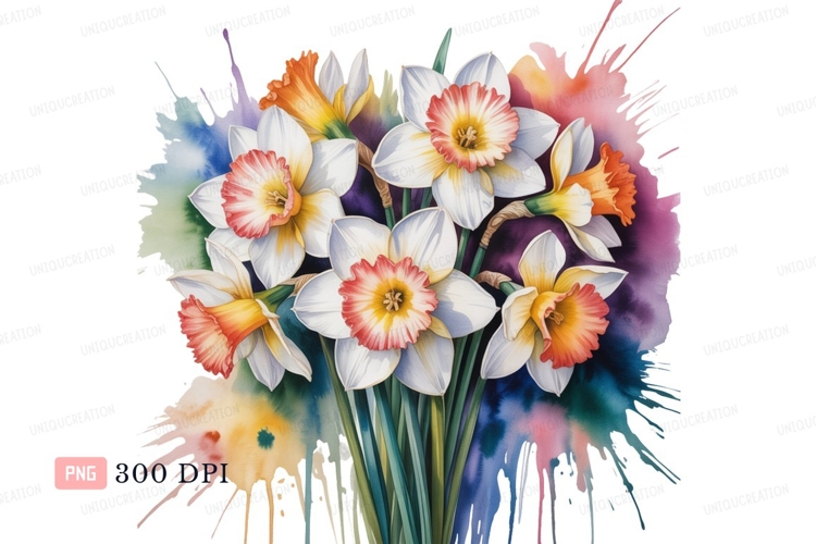 Daffodils Clipart Image 21