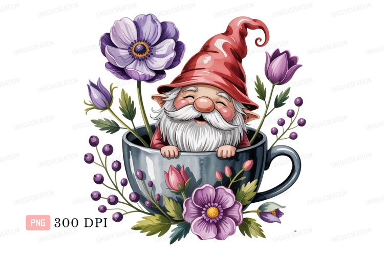 Purple Flower Clipart Image 17