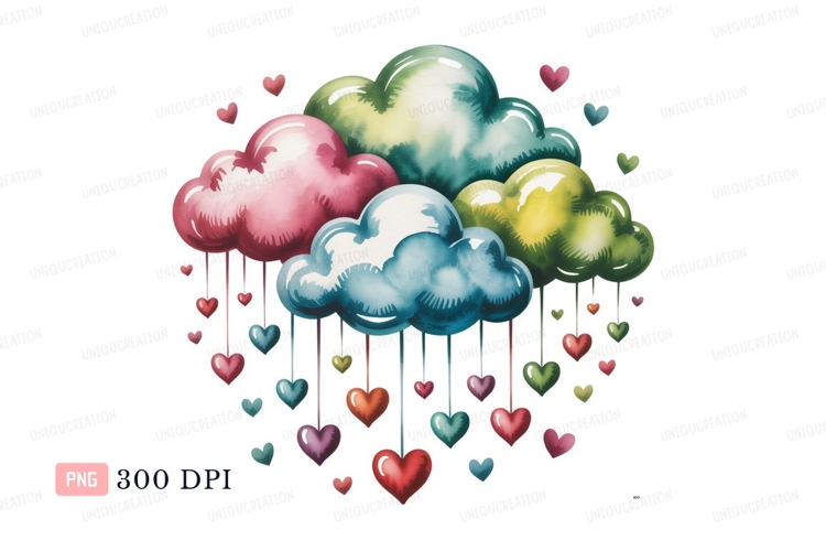Raining Cloud Clipart Image 3