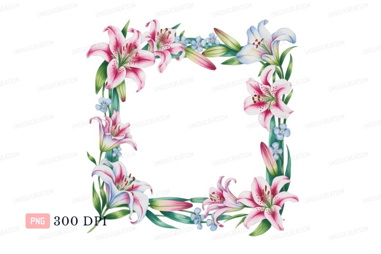 Flowers Border Clipart