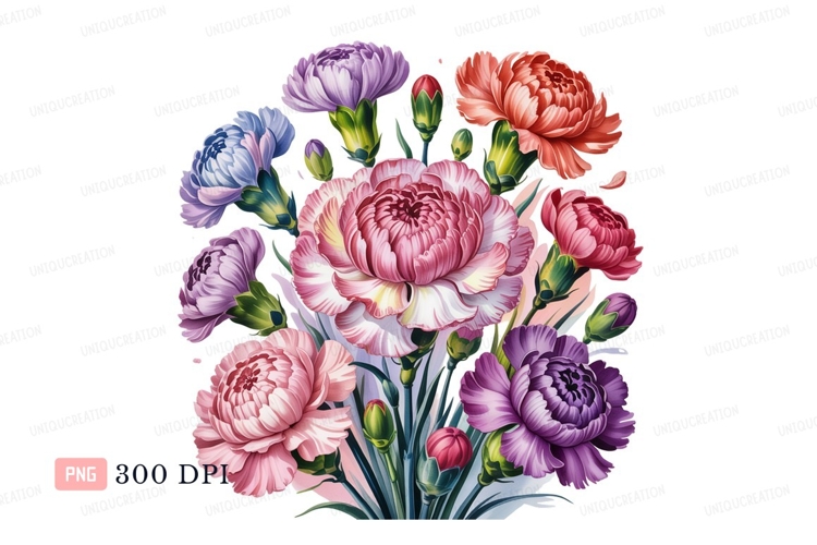 Blue Flowers Clipart Image 9