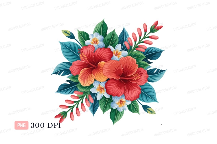 Hibiscus Flower Clipart Image 12