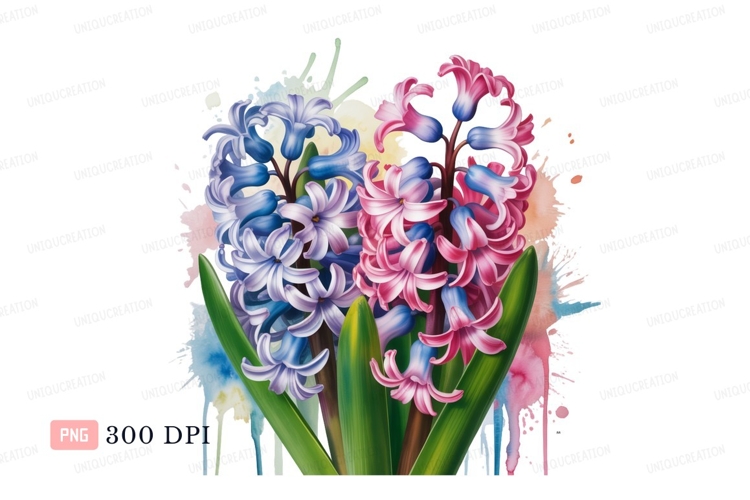 Blue Flowers Clipart Image 16