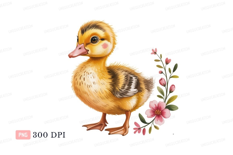 Duckling Clipart Image 16