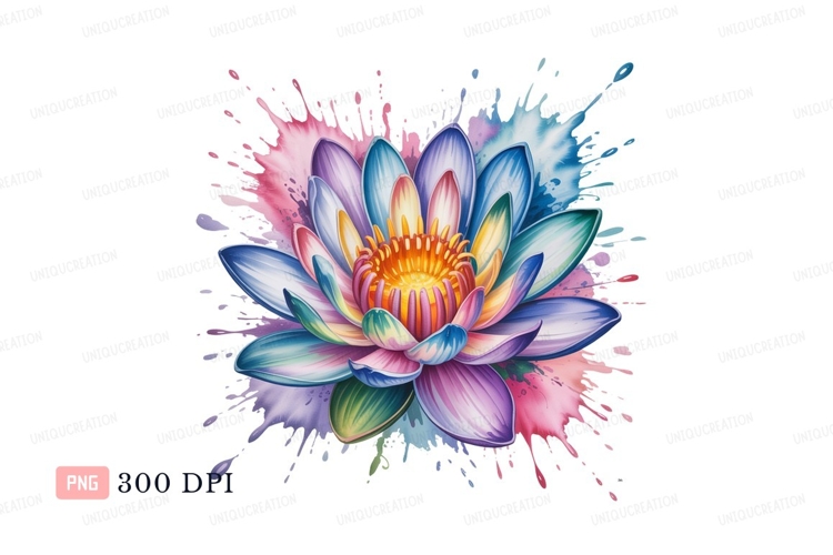 Lotus Flower Clipart Image 2
