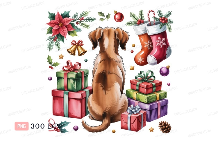Christmas Stockings Clipart Image 15