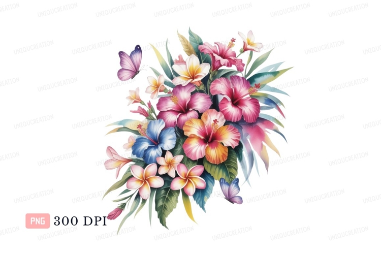 Hibiscus Flower Clipart Image 10