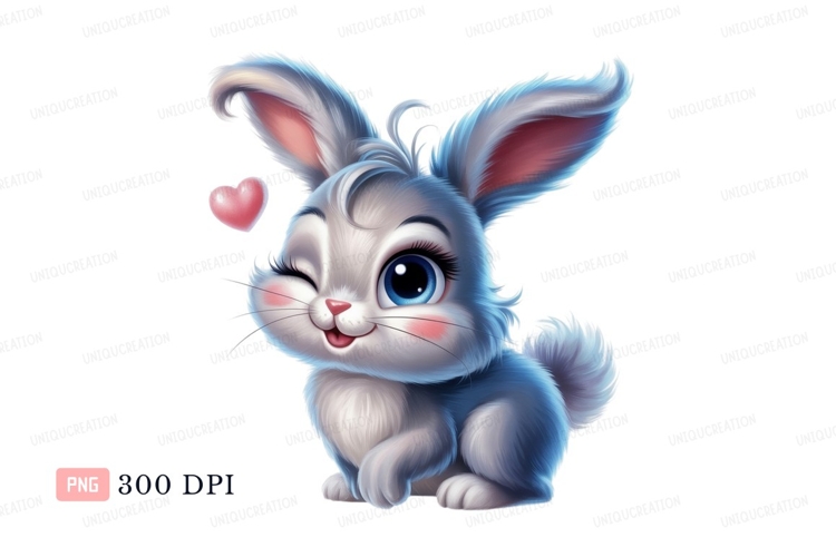Blue Flowers Clipart Image 6