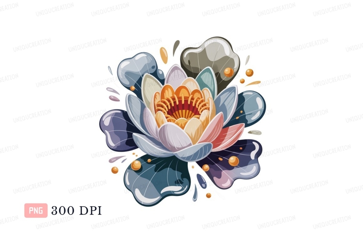 Lotus Flower Illustration Image 23