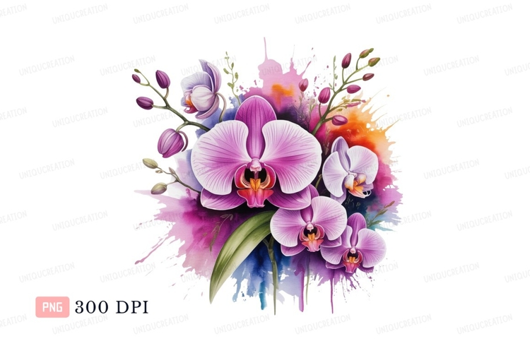 Purple Flower Clipart Image 3