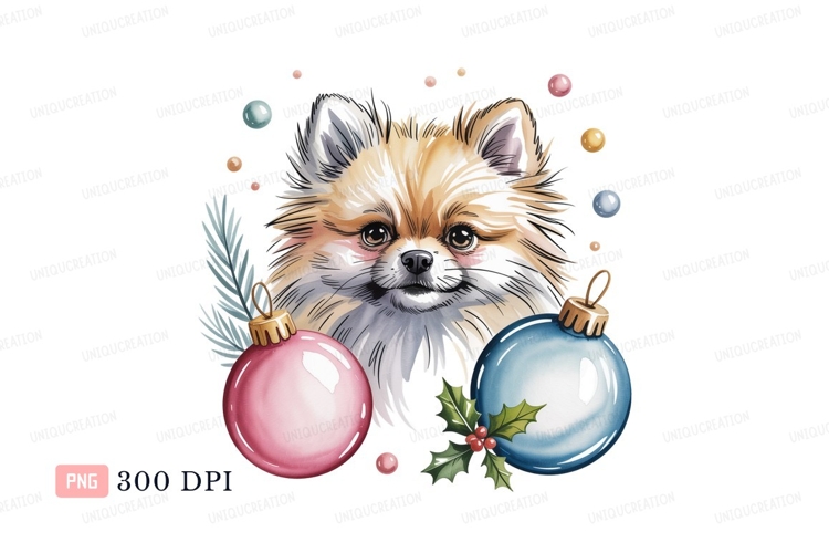 Pomeranian Clipart Image 19