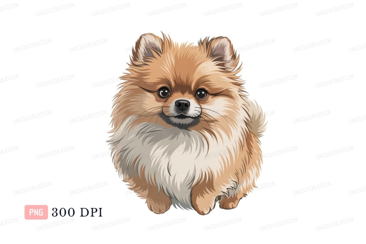 Pomeranian Clipart Image 19