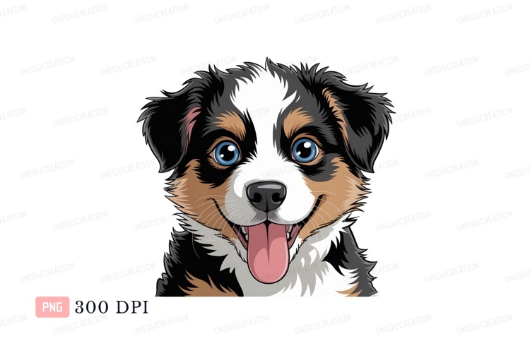 Australian Shepherd Clipart Image 5