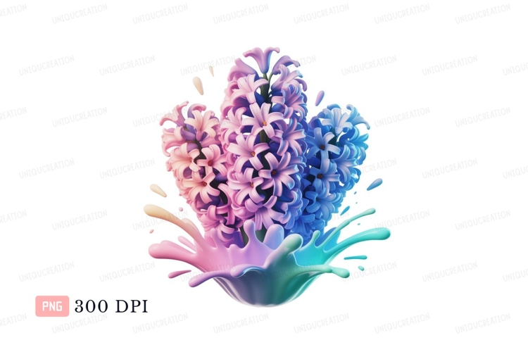 Blue Flower Clipart Image 12