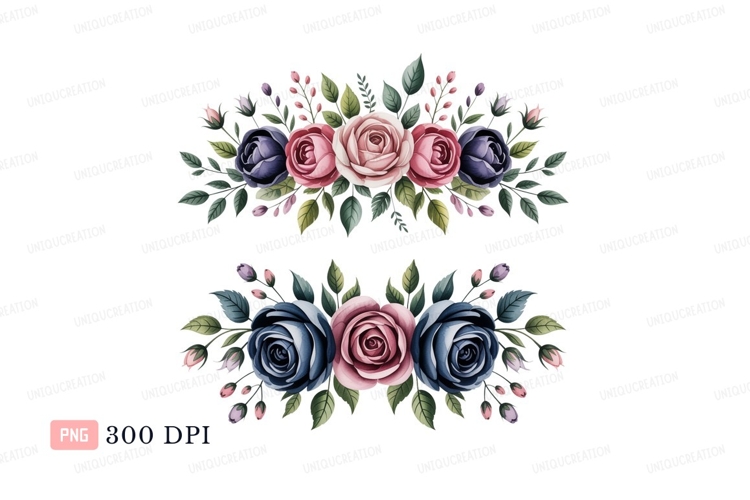 Purple Flower Clipart Image 18