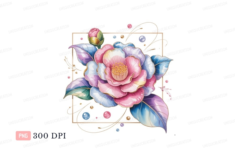 Purple Flower Clipart Image 14