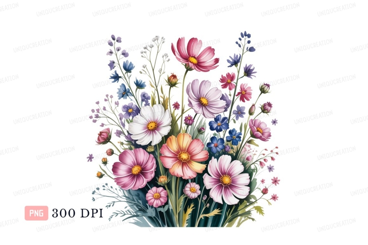 Colorful floral arrangement flowers pink
