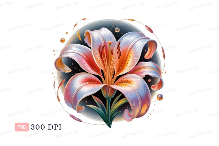 Blue Flowers Clipart Image 17