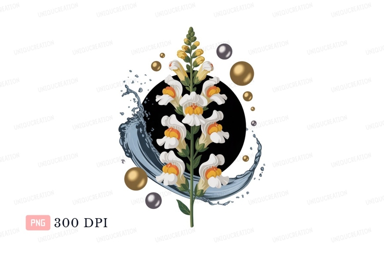 Blue Flowers Clipart Image 15