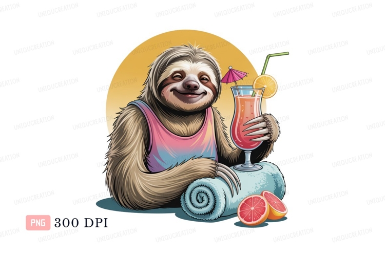Sloth Illustration Image 7