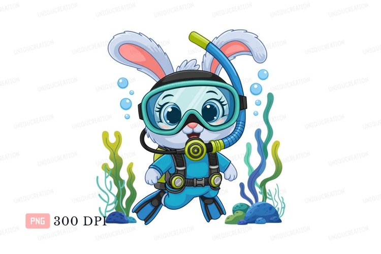 Diver Clipart Image 4