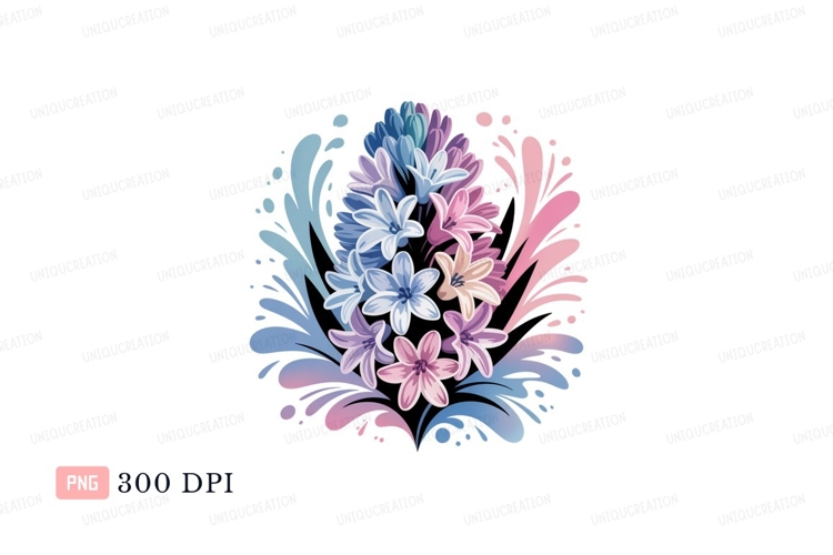 Purple Flower Clipart Image 4