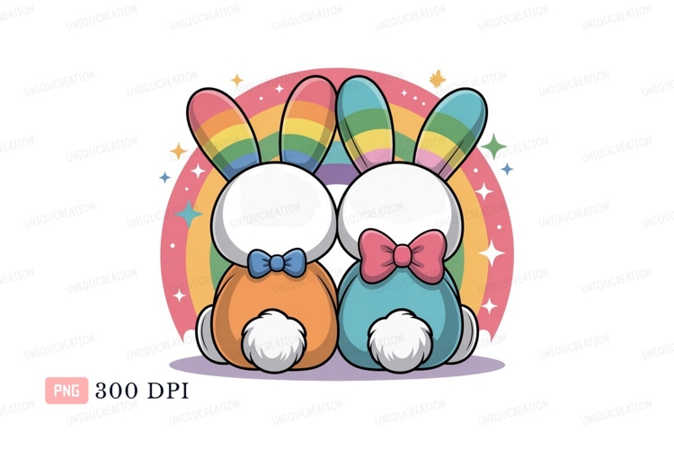 Bunnies Clipart Image 5