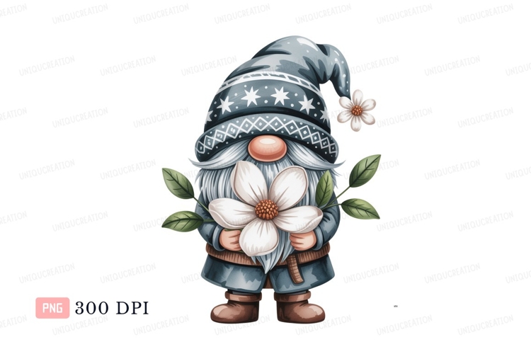Blue Flower Clipart Image 14