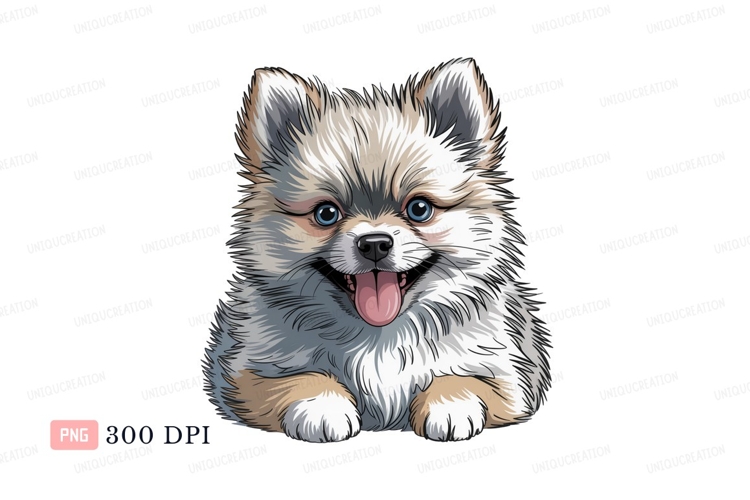 Pomeranian Clipart Image 15