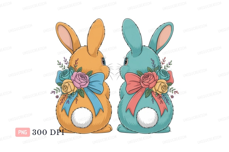 Bunnies Clipart Image 4