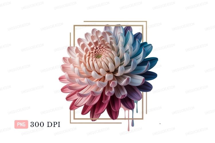 Blue Flower Clipart Image 10
