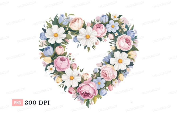 White Heart Clipart Image 10