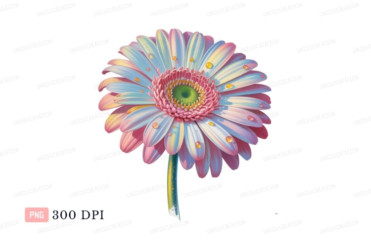 Blue Flowers Clipart Image 12