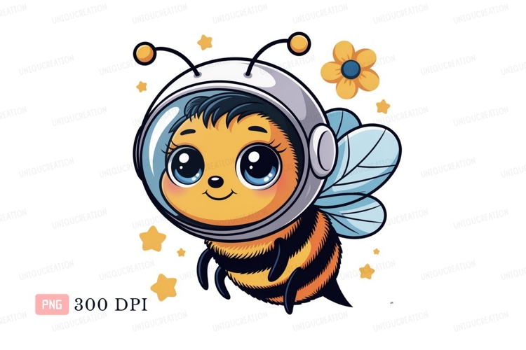 Bee Flying Clipart Image 23