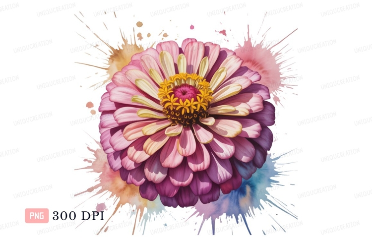 Purple Flower Clipart Image 15
