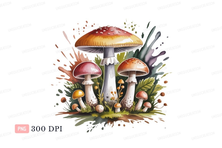 Mushrooms Clipart Image 15